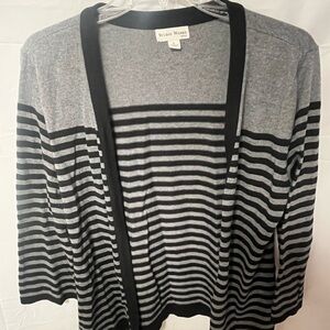 Studio Works Heather Gray cardigan sweater